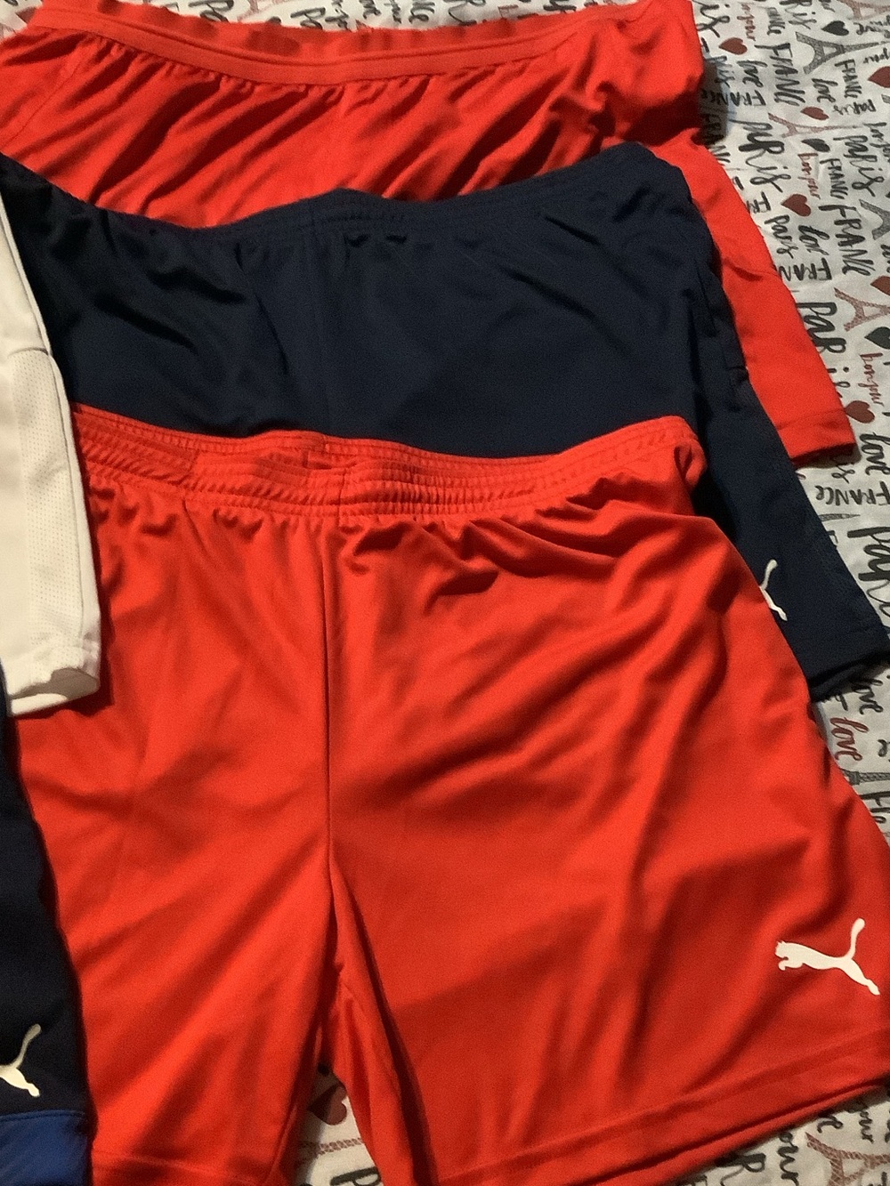 Puma Athletic Shorts 5 pair Juniors